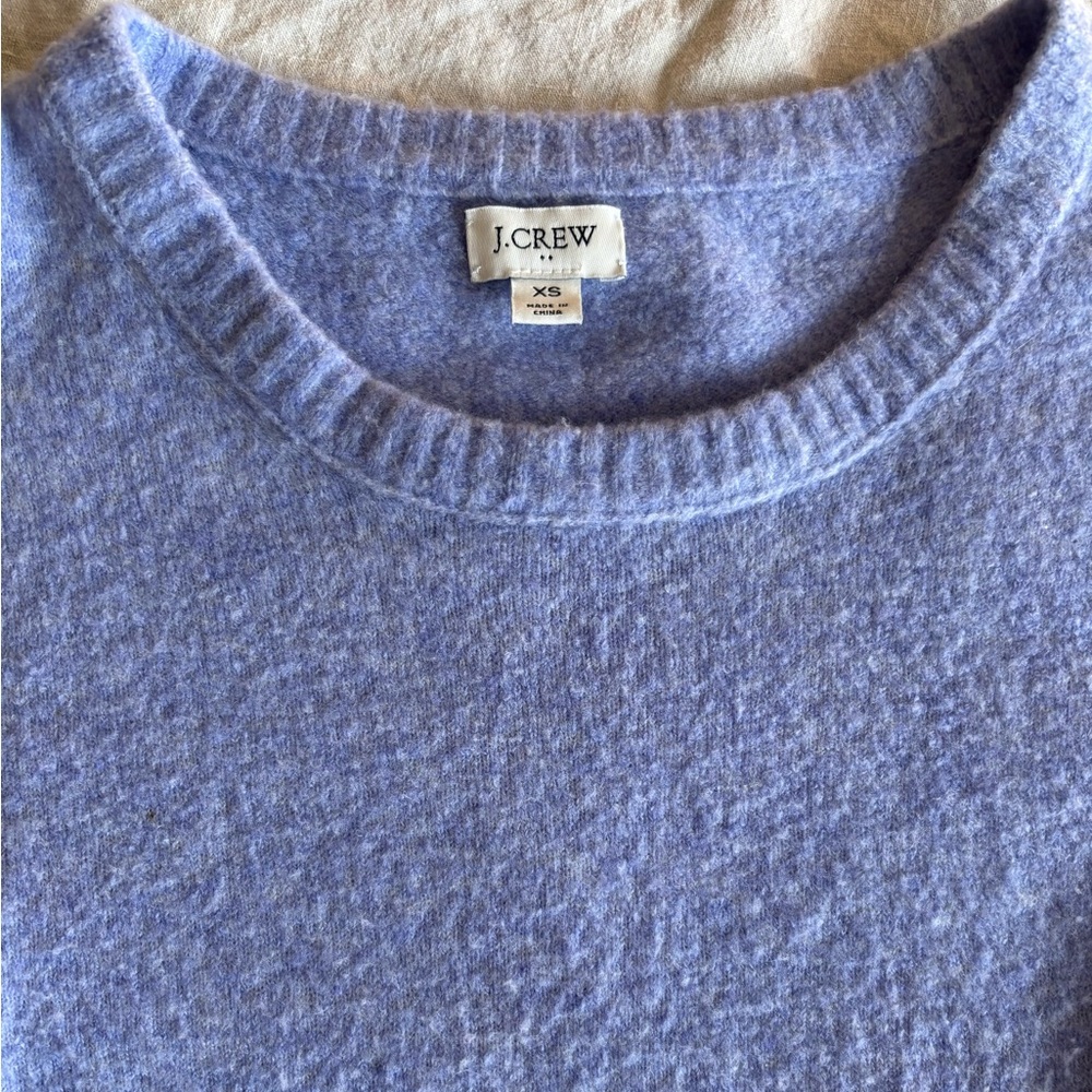 J. Crew Women’s Periwinkle Blue Crewneck Sweater
